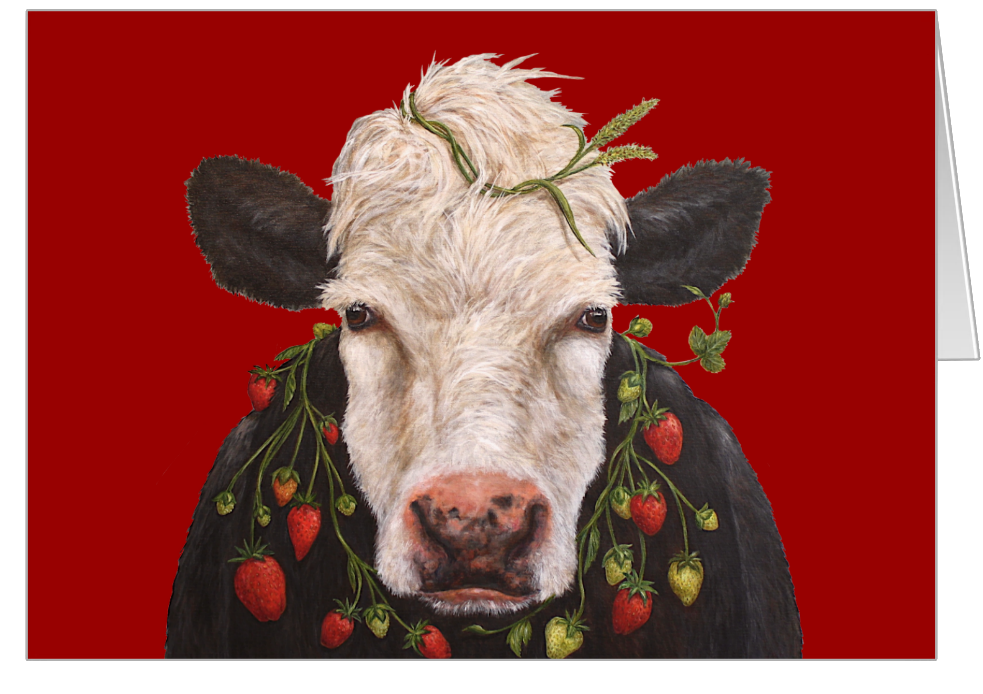 Featured Designer Interview With Vicki Sawyer - Dairy Cow (1000x1000), Png Download