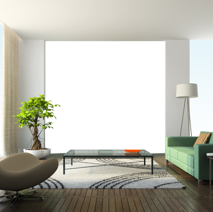 Choose Your Wall Color - עיצוב קיר בסלון (703x700), Png Download