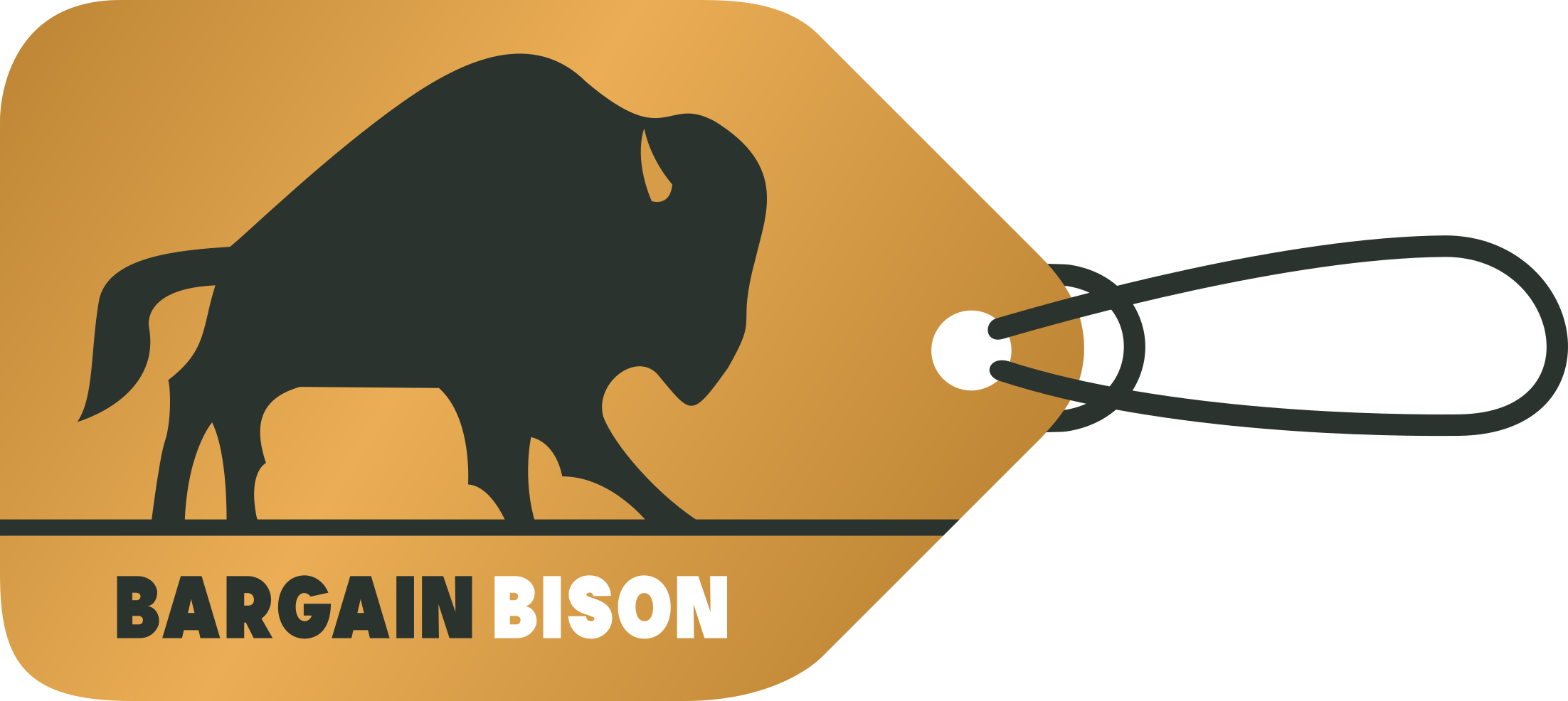 Bargain Bison Australia - Australia (2204x986), Png Download