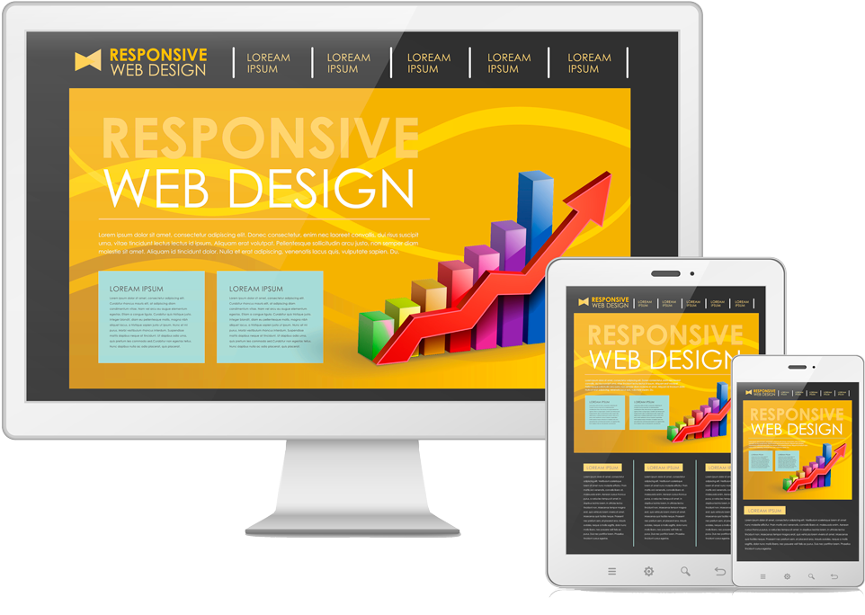 Responsive Website Design Sample - Gadget (1300x812), Png Download
