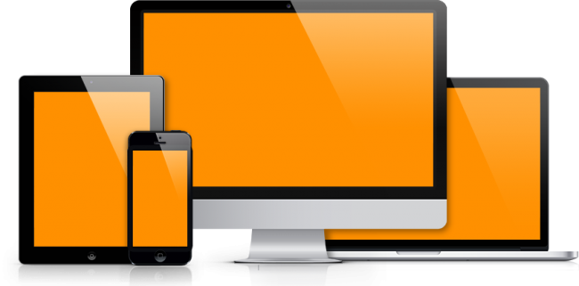 Responsive Screen Views - Php Courier Management System (650x321), Png Download