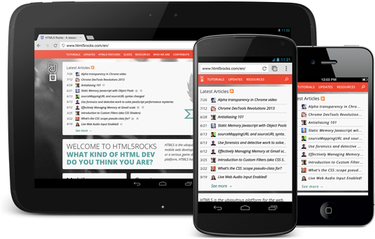 Mobile Web Png (550x354), Png Download