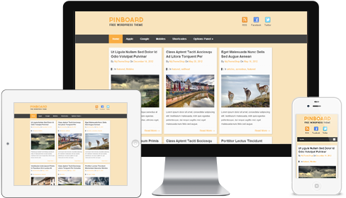 Pinboard Free Wordpress Theme - Groovy Is Free Premium Responsive Wordpress Theme (490x312), Png Download