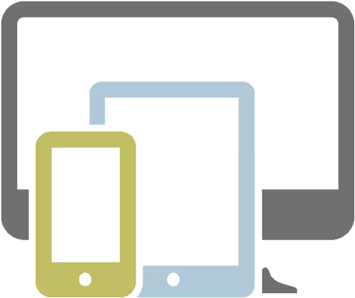 Responsive Graphic Gray - Responsive Web Design (1000x667), Png Download