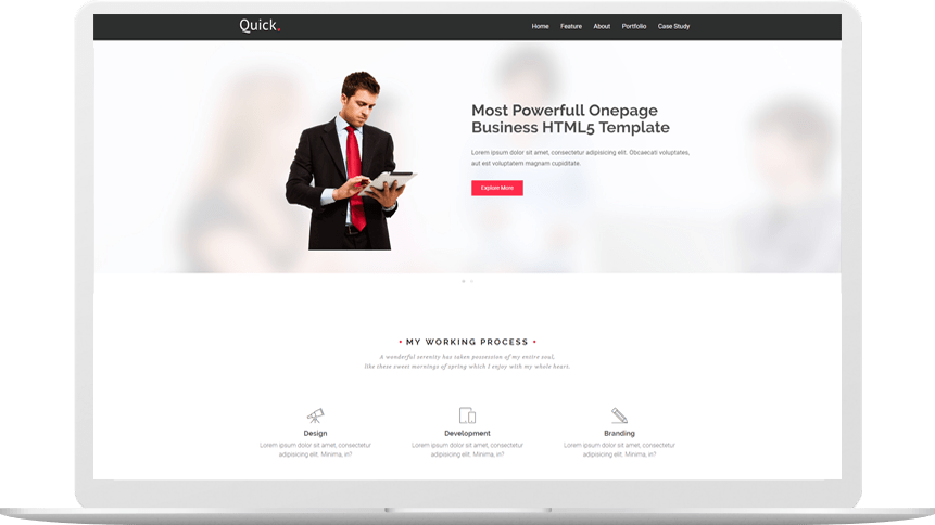 Quick Corporate Website Template - Ege Bluetooth Headset, Wireless Earpiece V4.1 E Samsung (861x484), Png Download