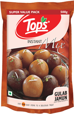 Previous - Next - Tops Instant Mix Gulab Jamun 500g (404x404), Png Download