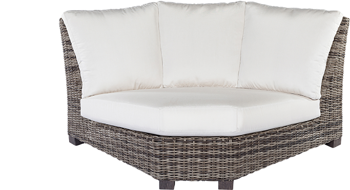 Dining Avallon 90' Corner Section Hickory - Hickory (800x800), Png Download