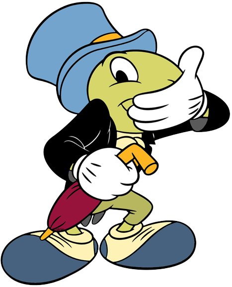 Jiminy Cricket Png Download Image - Jiminy Cricket Disney Clipart (467x578), Png Download