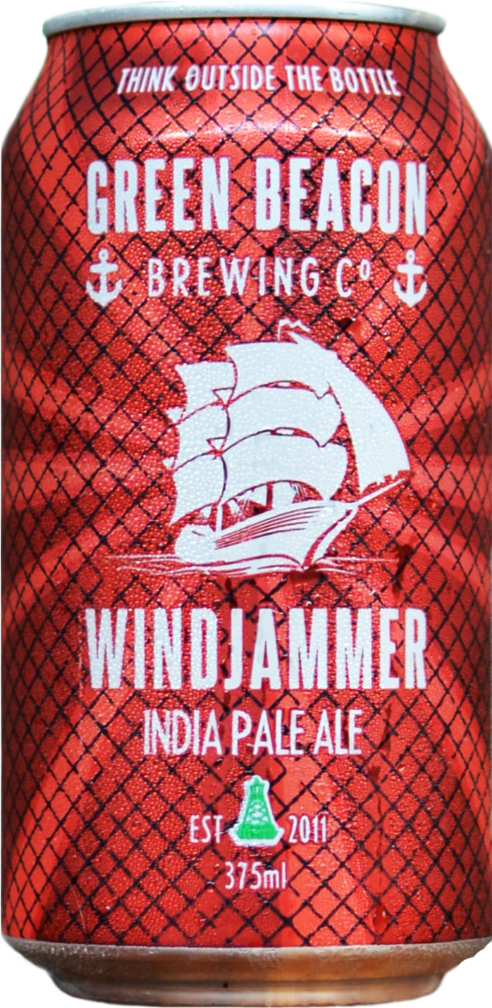 Green Beacon Brewing Windjammer India Pale Ale Cans - Wind Jammer Green Beacon (1600x2000), Png Download