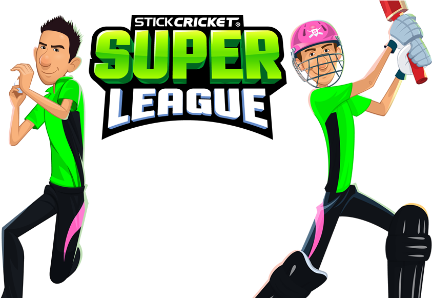 Cricket Clipart Cricket Captain - Stick Cricket Super League (960x580), Png Download