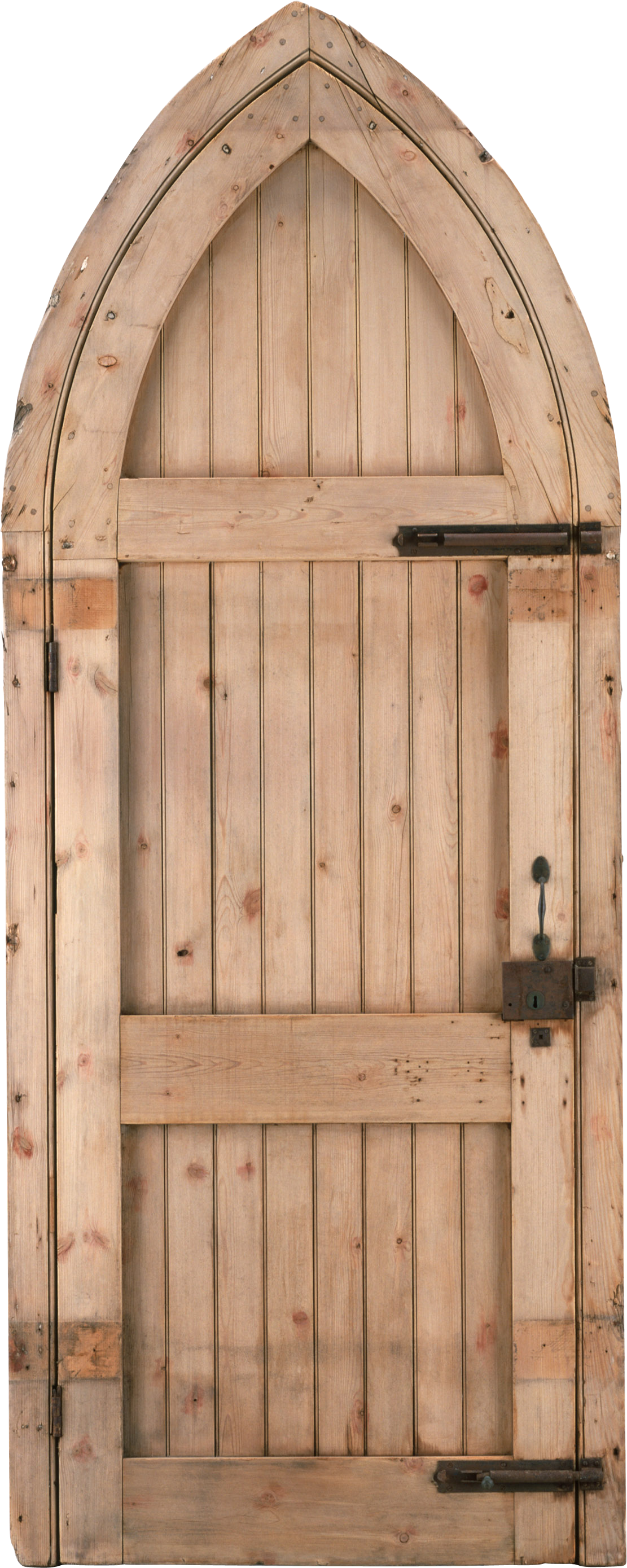 Wooden Castle Door Castle Doors, Castle Window, Dollhouse - Stickers De Porte (1111x2778), Png Download