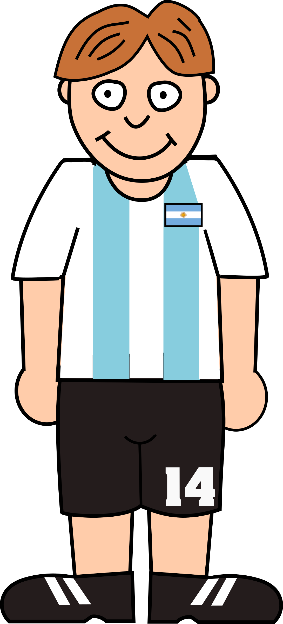 Big Image - World Cup Soccer Player Clipart Png (1090x2400), Png Download