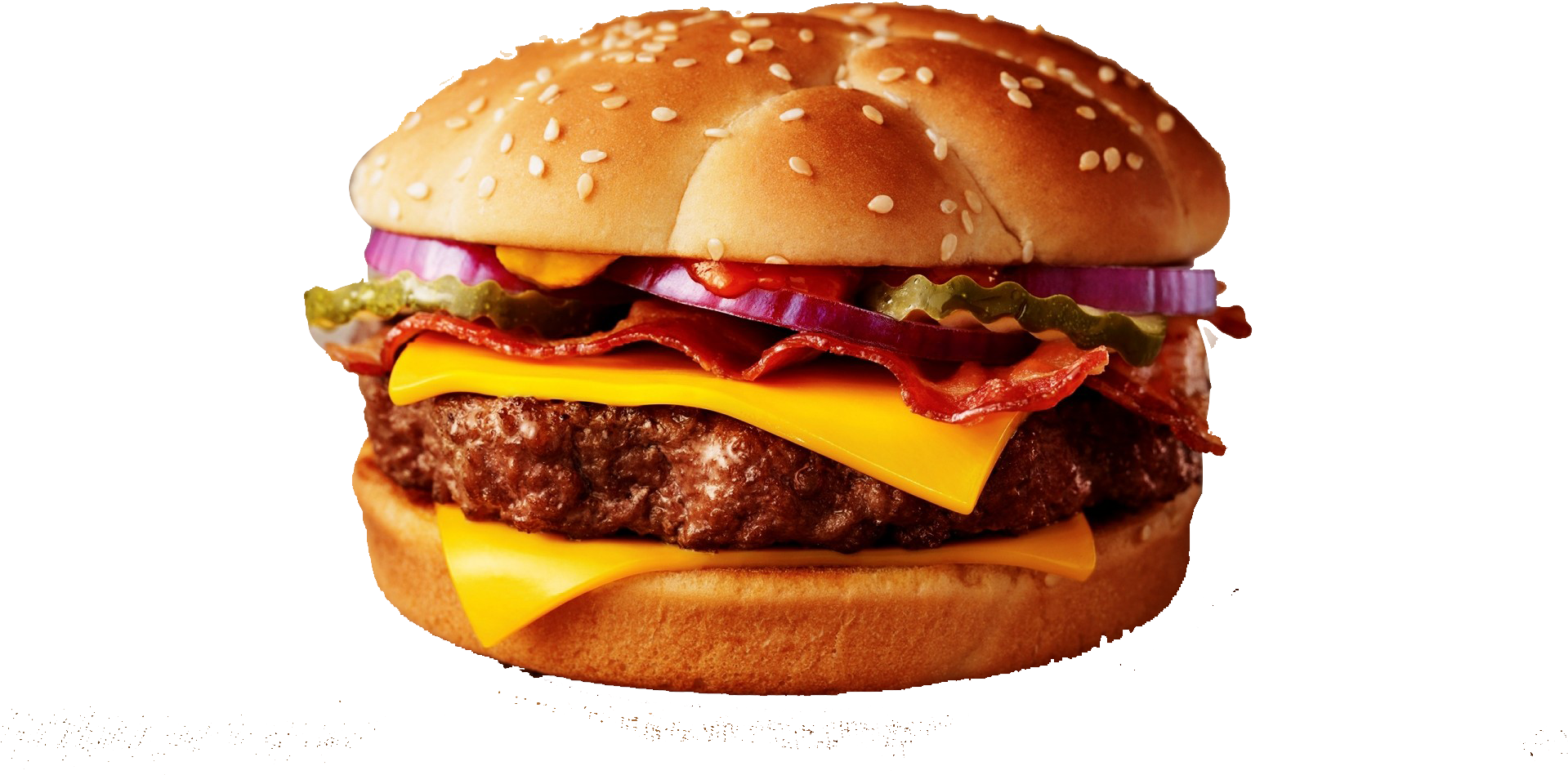Hamburger Cheeseburger Filet O Png Transparent Stock - Burgers Hd (1920x1080), Png Download