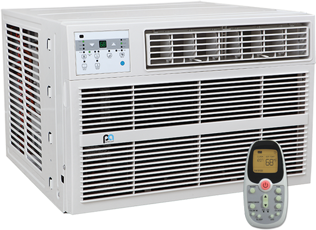 Perfect Aire 12,000 Btu Window Ac W/ Heat - 8,000 Btu Energy Star Window Air Conditioner (662x558), Png Download