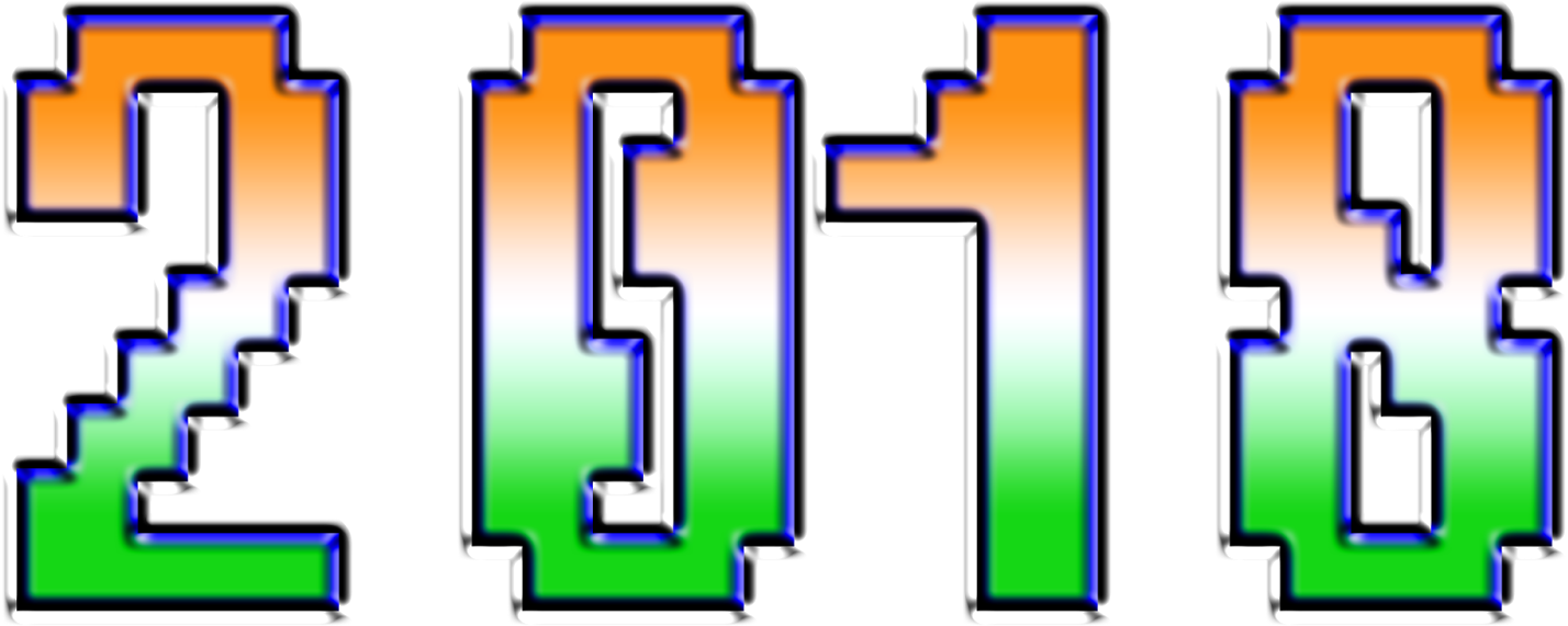 Happy New Year 2018 Download Png Greetings (1600x914), Png Download