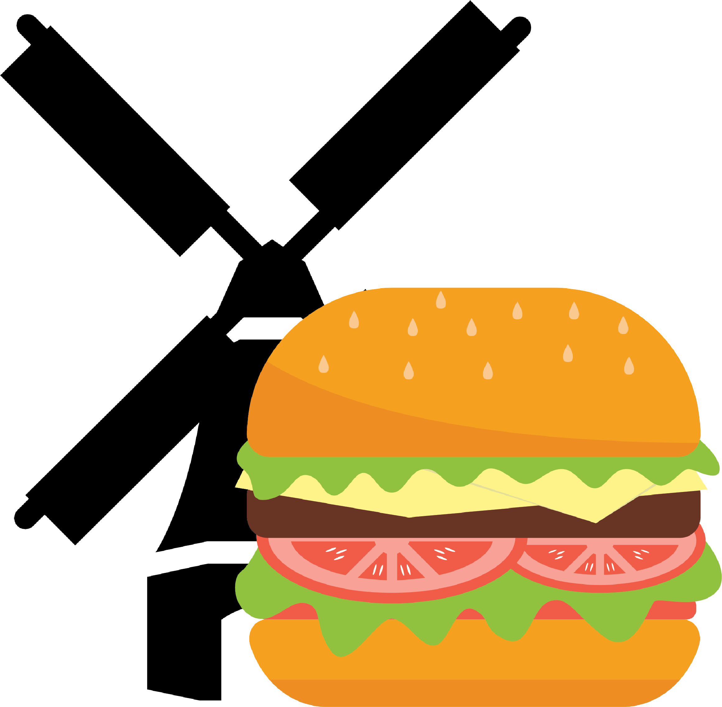 Steinbach Burger Week - 3 Stickers Combo Deal Hamburger Burger Jdm Racing Skateboard (2911x3261), Png Download