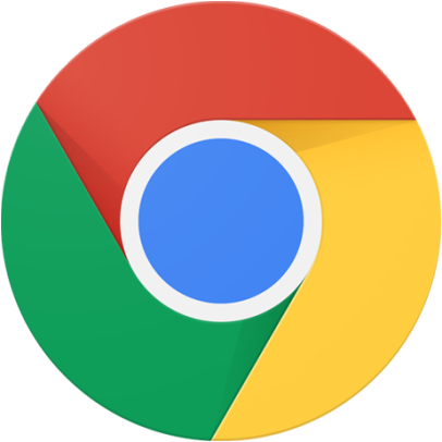 Google Chrome Logo (406x406), Png Download