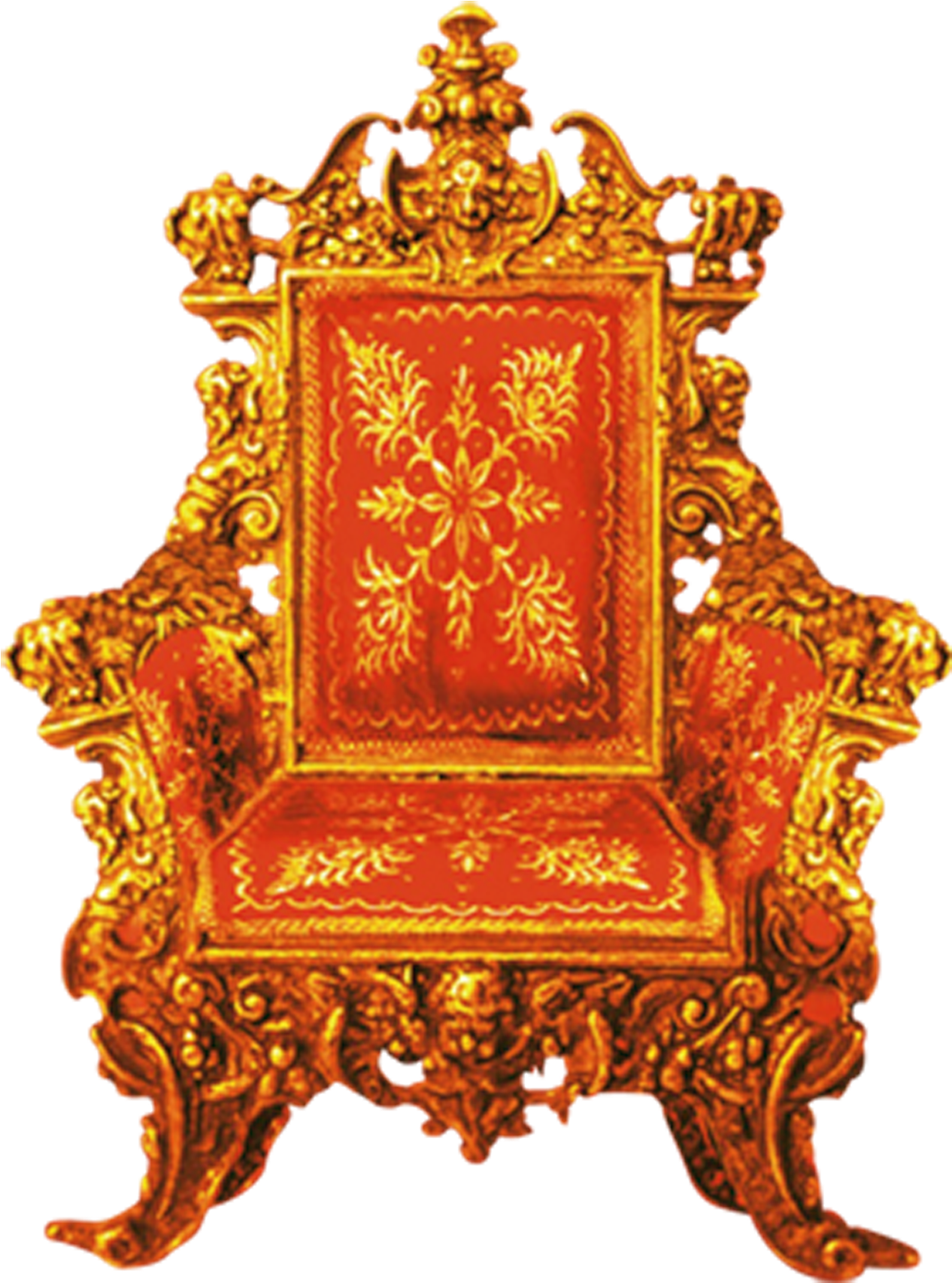 Chair Golden Transprent Free (1903x1804), Png Download