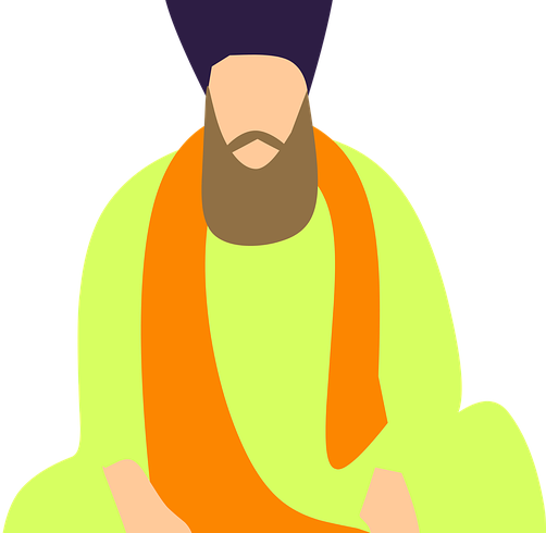 Sikh Student Refuses To Remove His Turban - Sikh Clipart (502x490), Png Download