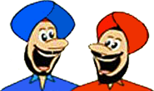 Best Jokes Santa Banta (500x297), Png Download