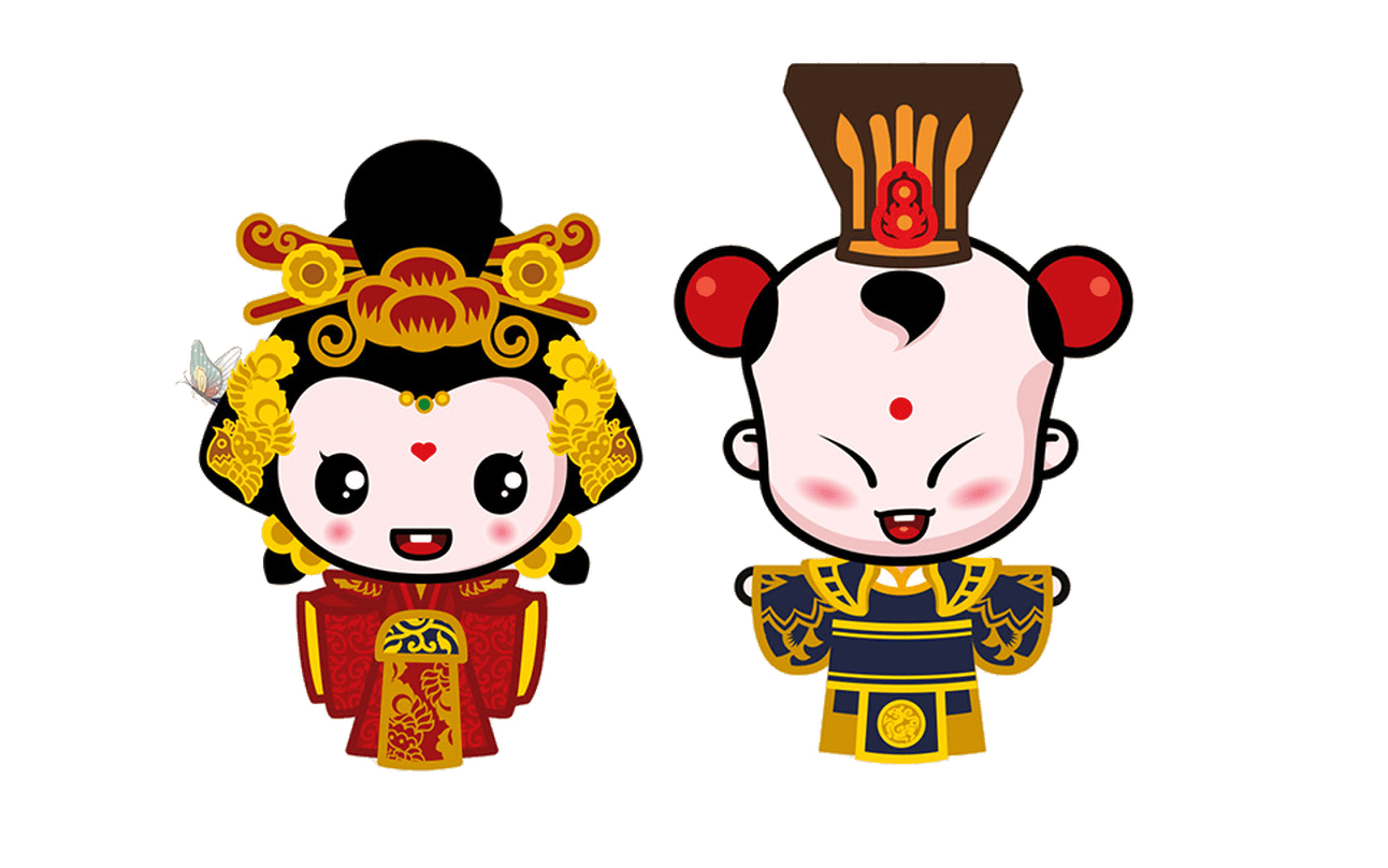Tang Dynasty Budaya Tionghoa U7ae5u5b50 - 唐 朝 卡通 (1368x855), Png Download
