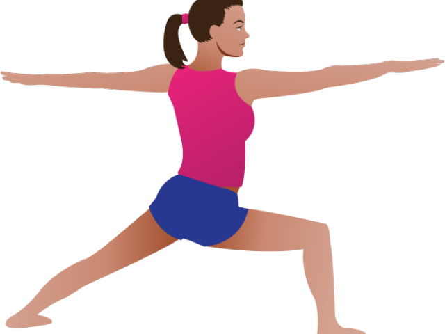 Warrior Pose Clip Art (640x480), Png Download