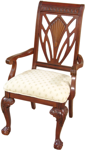 Hand Carved Wooden Dining Chairs Cum Dining Furniture - Outdoor Furniture (500x500), Png Download