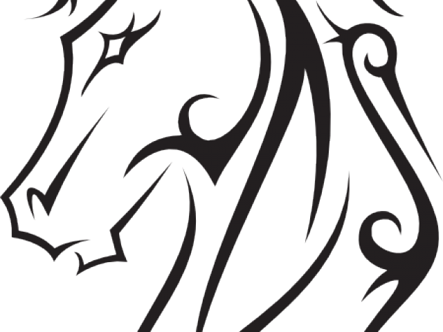 Tattoos Clipart Line Art - Horse Tattoo Designs (640x480), Png Download