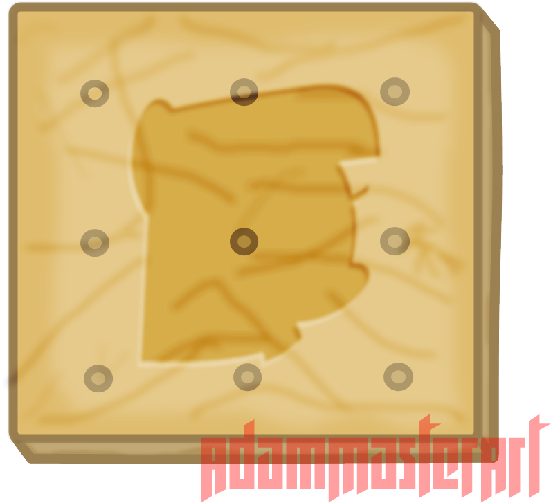 Adammasterart, Crackers, Food, Hardtack, Maud Pie, - Bronze (837x817), Png Download