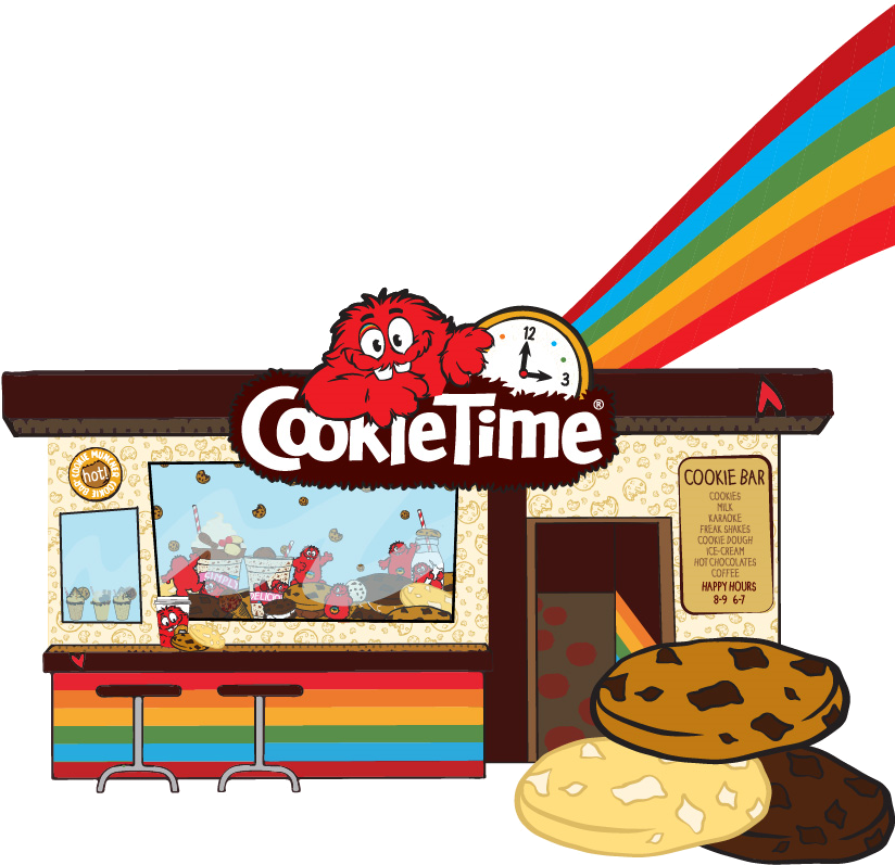 Cracker Clipart Cookie Box - Cookie Time (874x806), Png Download