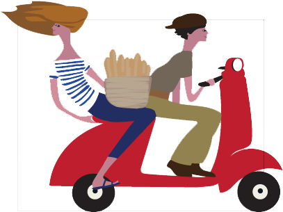 Vespa No Catering No Background - Catering (455x337), Png Download