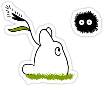 Chibi Totoro By Ariane Iseger - Espiritu Del Bosque Totoro (375x360), Png Download