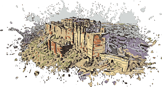 Mehrangarh Fort - Mehrangarh (536x288), Png Download