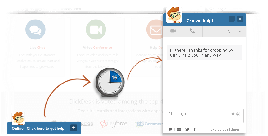 Proactive Chat - Chat Support Greetings (874x441), Png Download