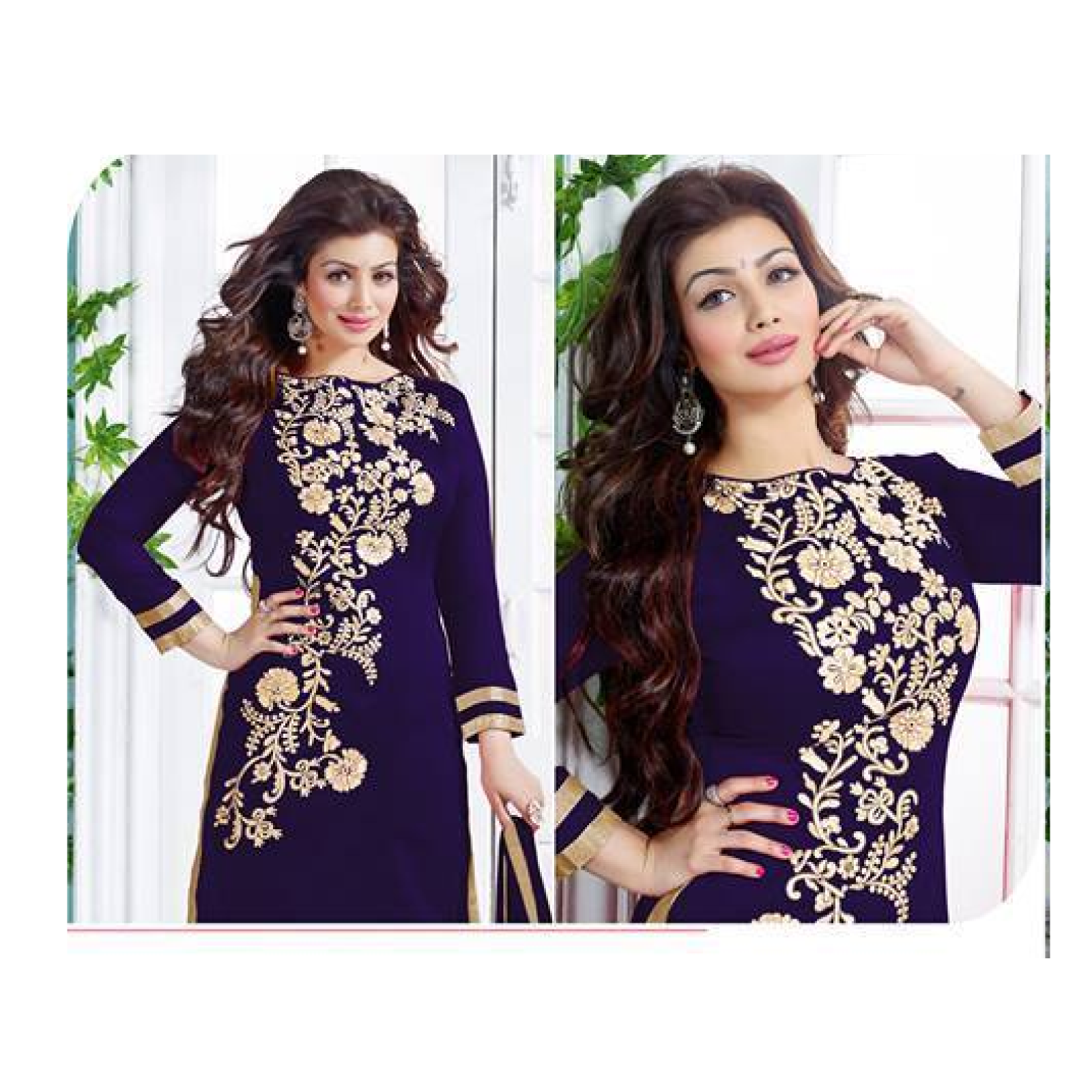 Indian Designer Bollywood Party Wear Anarkali Salwar - Indian Ethnic Bollywood Party Dress Diva Black Salwar (1600x1600), Png Download