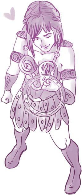 Xena Has A Shamrock And Knows How To Use It - Chakram (500x719), Png Download