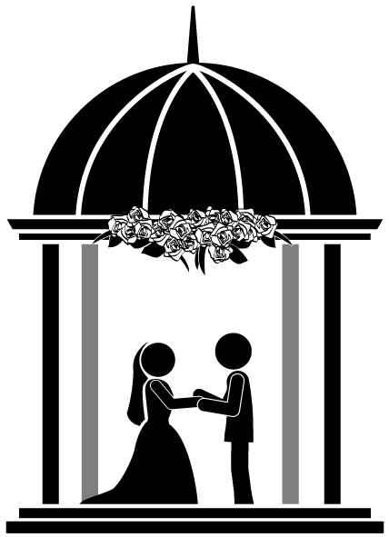 Banquet Clip Art Material - Wedding Hall Icon Png (640x640), Png Download