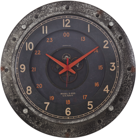 Control Room Wall Clock Pendulux - Pendulux Control Room Wall Clock (600x600), Png Download