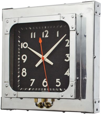Detroit Wall Clock Square Pendulux - Detroit (600x600), Png Download
