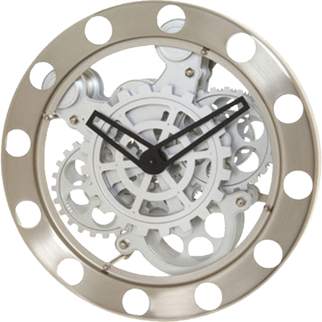 Gear Wall Clock - Wheel And Axle Of A Bicycle (640x640), Png Download
