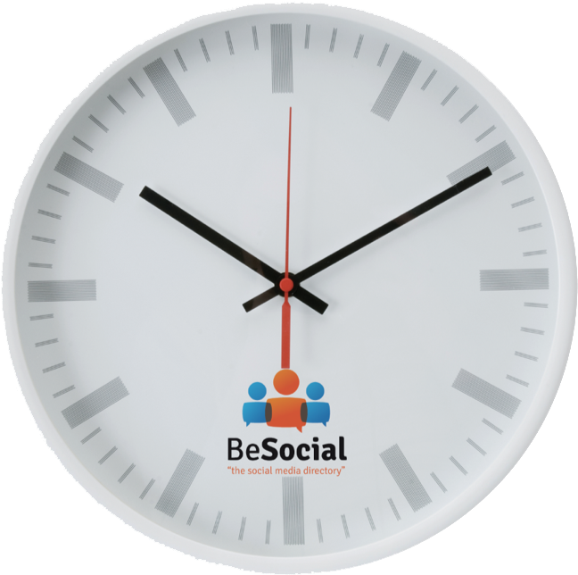 Card Holder Key & Pen - Clock (1024x663), Png Download