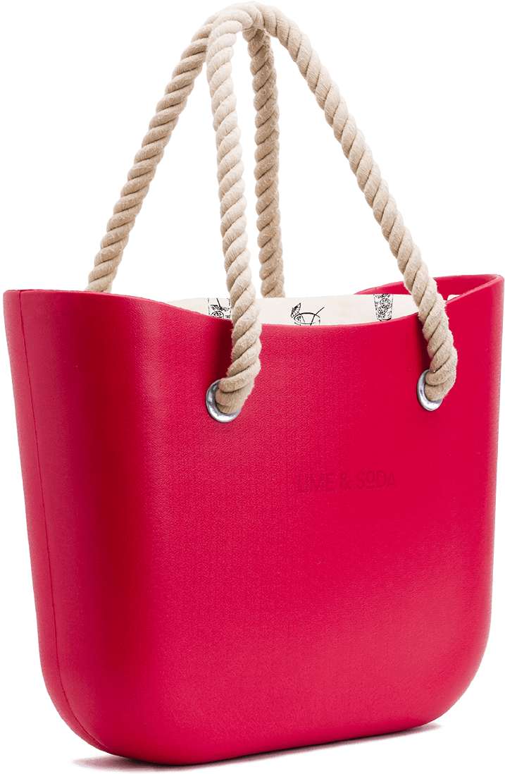 Lime & Soda Bolso Roja - Handbag (1015x1464), Png Download