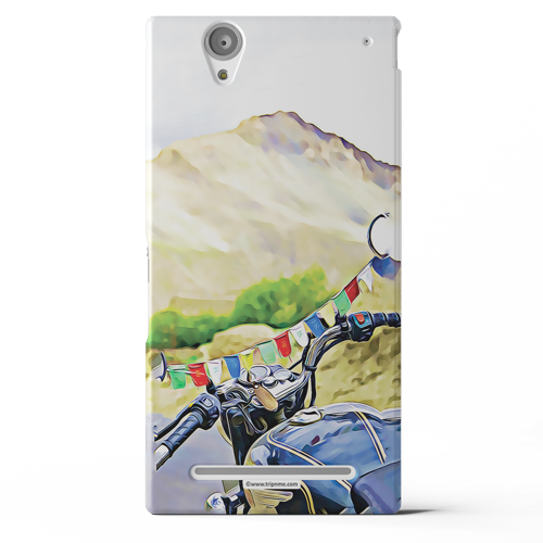 Mobile Case For Sony Xperia T2 Ultra Bike Flags - Freeway (500x500), Png Download