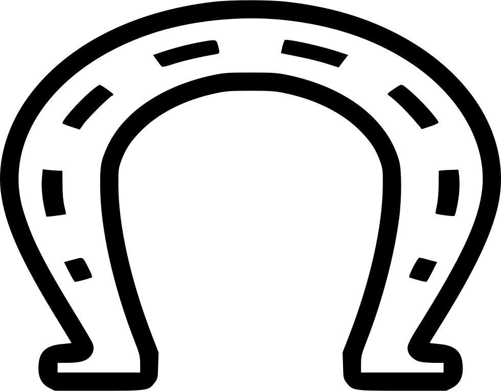 Horseshoe Comments - Horseshoe Icon (980x764), Png Download
