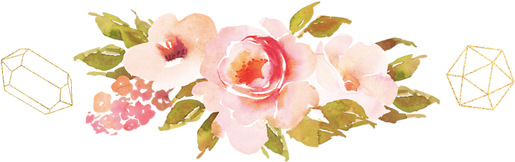 Sign Up For The Red Rose Musings Newsletter - Bohemian Rose Watercolor (777x264), Png Download