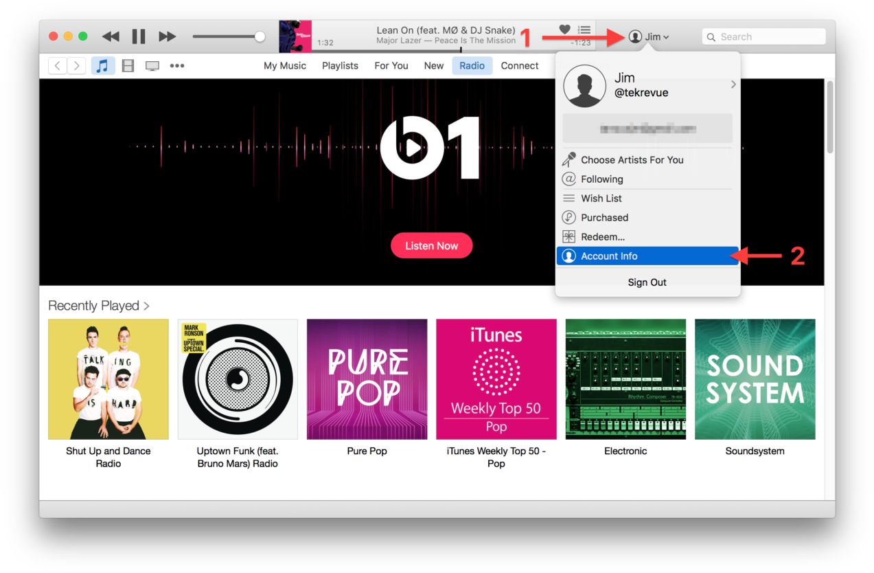 Cancel Apple Music Itunes Account Info - Apple Music (1280x845), Png Download