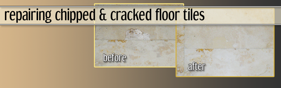 Repairing Chipped And Cracked Floor Tiles - Repair Cracked Tile (960x300), Png Download