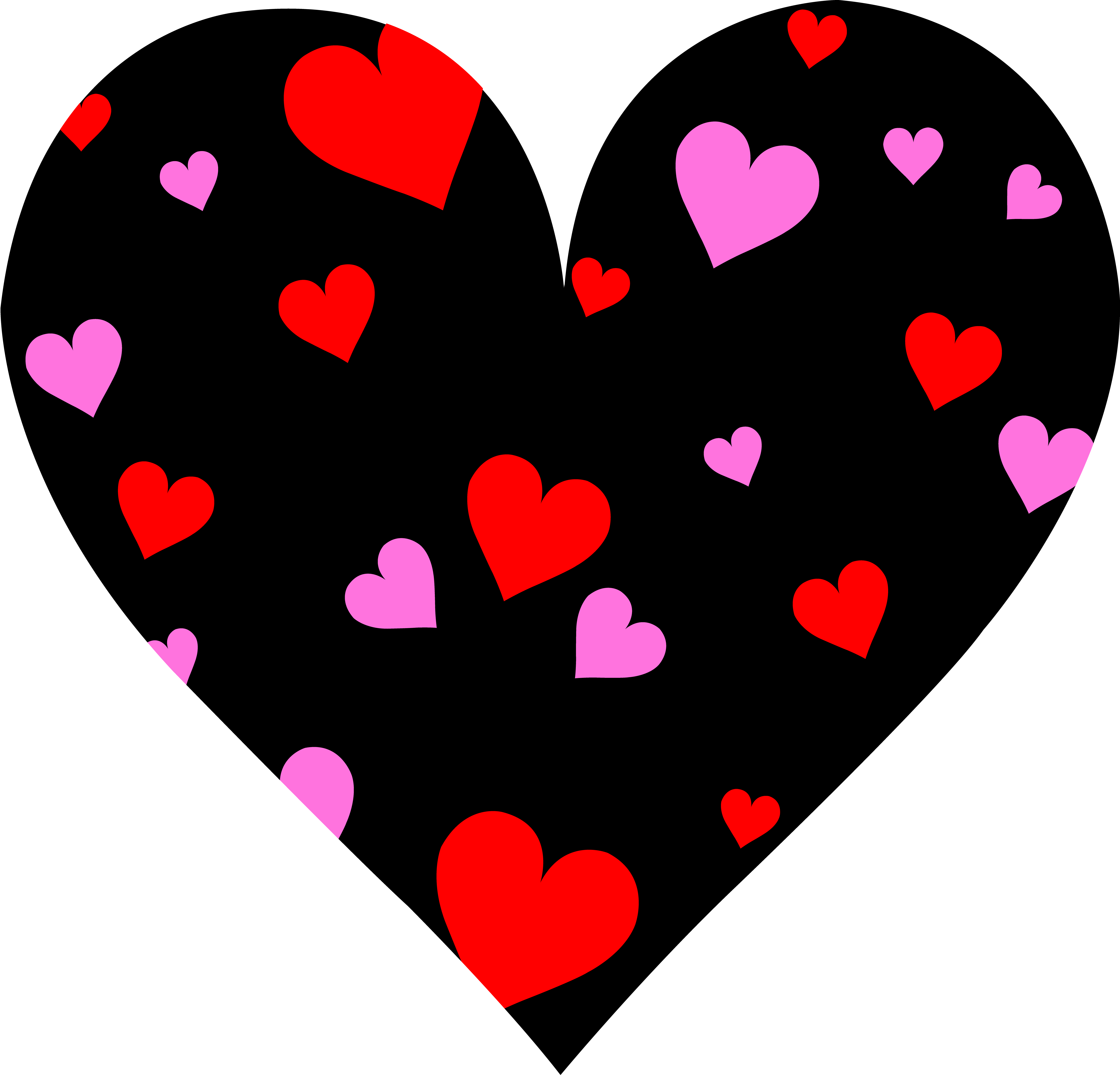Valentine Heart Clipart Images Pictures - Valentines Day Heart Clipart (6516x6261), Png Download
