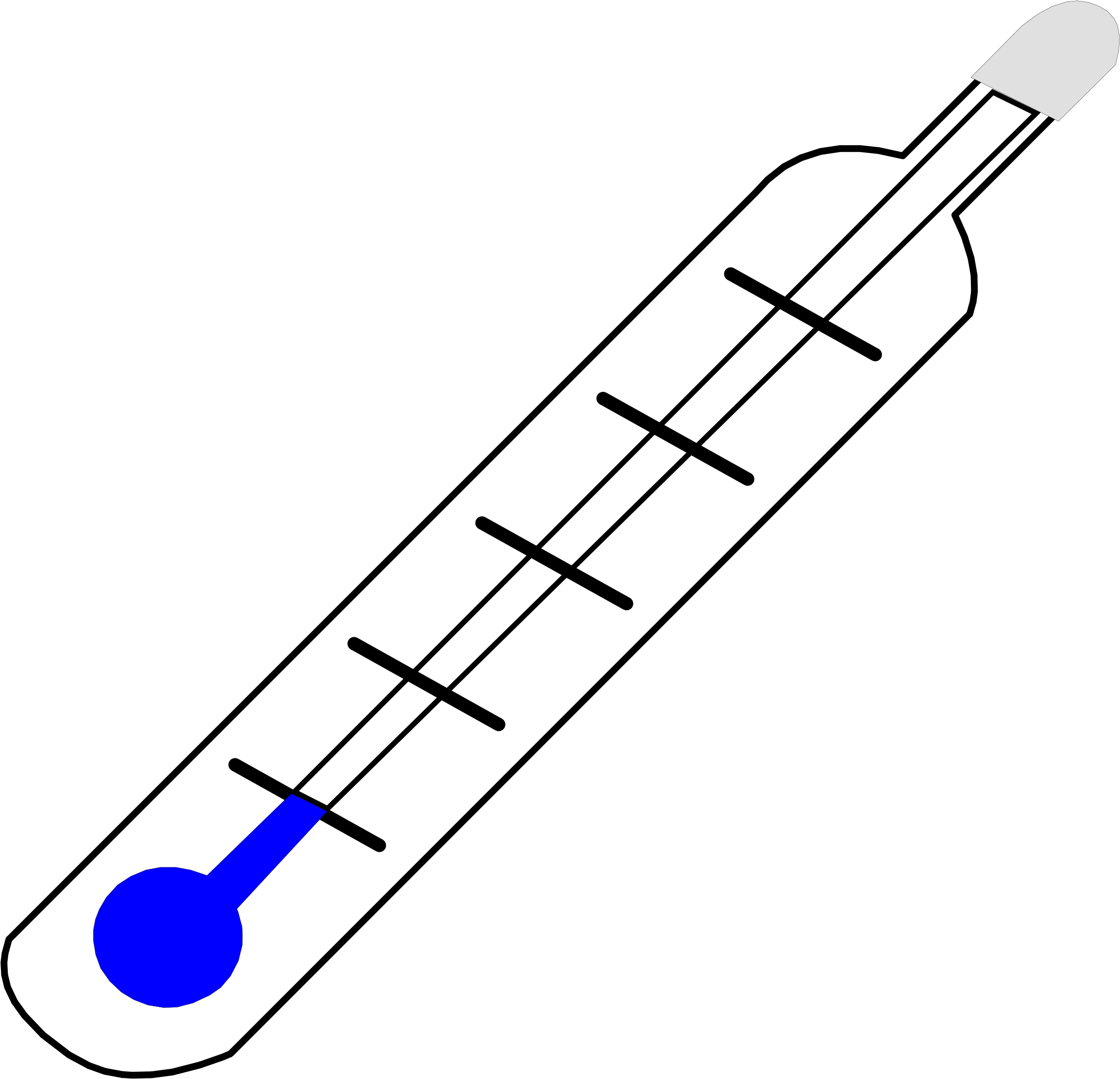 Browse Thermometer Clip Art Clipart Cliparts For You - Cold Thermometer Clipart (2400x2323), Png Download