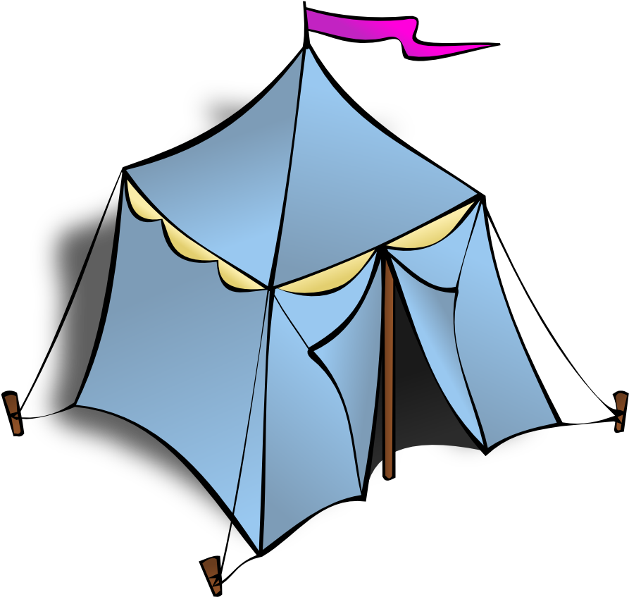 Free Icons Png - Tent Clip Art (1000x1000), Png Download